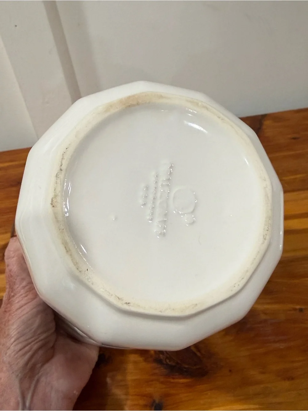 Vintage Pfaltzgraff Heritage White Stoneware Medium 9